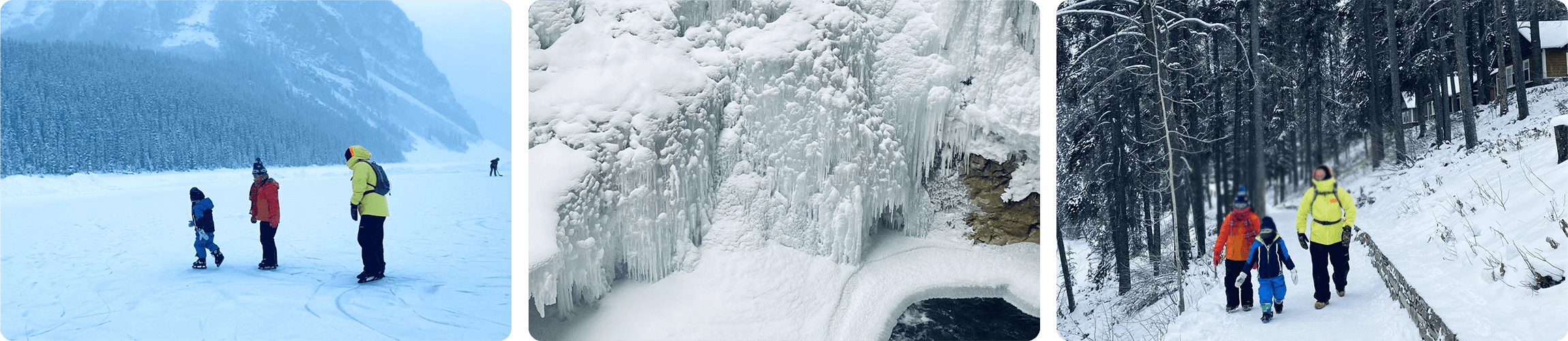 Christmas ski trip with kids in Canada