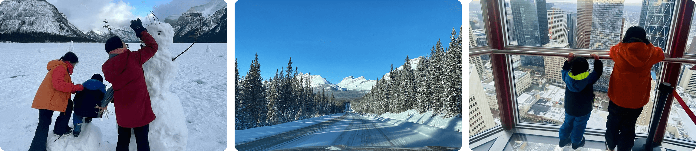 Christmas ski trip with kids in Canada