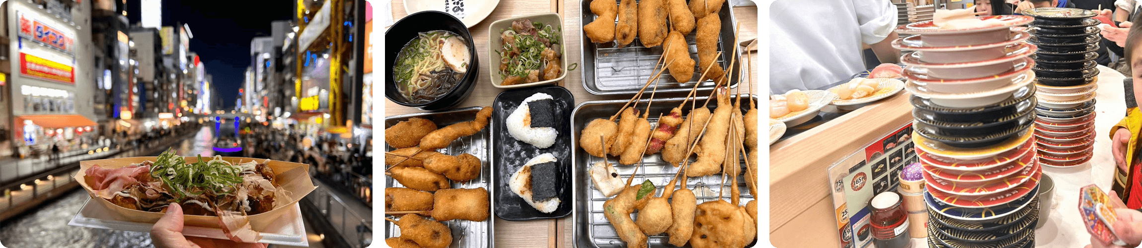 Osaka street food for families