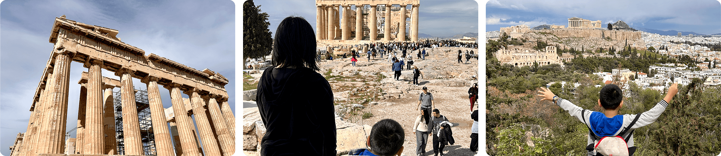 Athens Acropolis with seniors travel experience